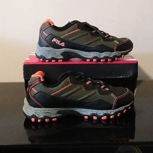 Kids school shoe FILA Exhibition 6 TRMC/BLK/SHOR, Sz 3